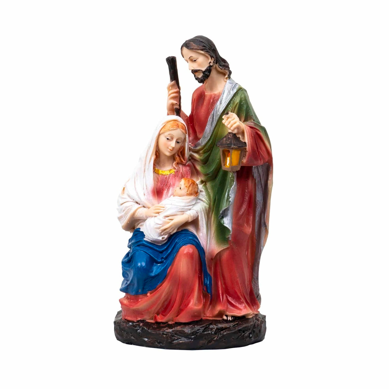 Statueta decorativa din rasina cu Familia Sfanta, 20 cm inaltime
