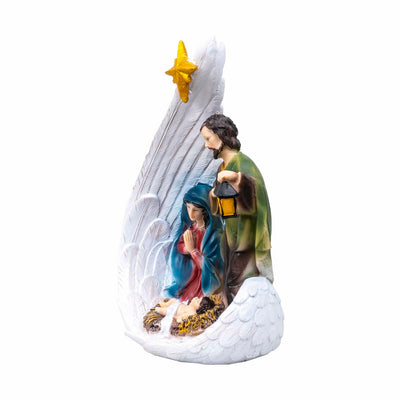 Statueta decorativa din rasina cu Familia Sfanta, inaltime 25cm