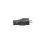 Stecher cauciucat IP44 16A fara cablu, culoare negru, 1 locas