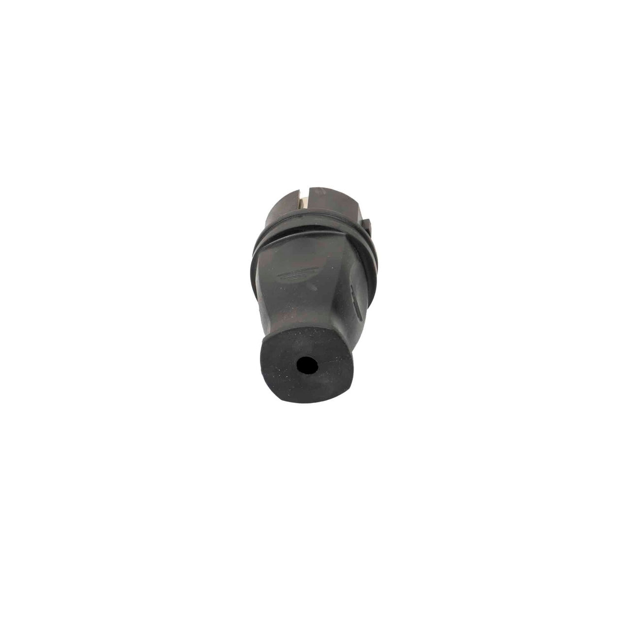 Stecher cauciucat IP44 16A fara cablu, culoare negru, 1 locas