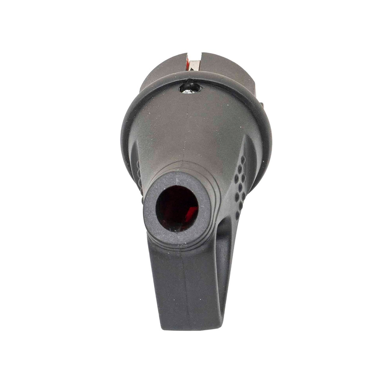 Stecher din plastic cu maner, 16A, fara cablu, negru, 1 locas