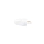 Stecher plastic fara cablu 16A 250V, alb, dimensiuni compacte