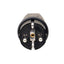 Stecher plastic negru 16A fara cablu, 1 locas