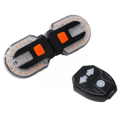 Stop bicicleta cu telecomanda, lumini LED semnalizare si frana, incarcare USB