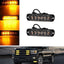 Stroboscop auto, 6 LED, lumini de avertizare galbene pentru platforma, ATV, tractor, jeep, putere 12W