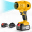 Suflanta de frunze, 2 in 1, incarcator rapid, pentru curatarea multiplelor locuri, galben