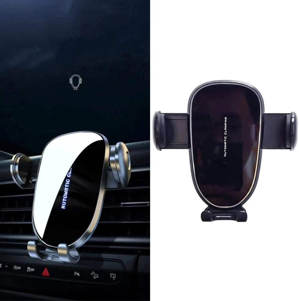 Suport auto pentru telefon, fixare pe grila de ventilatie AL03, negru
