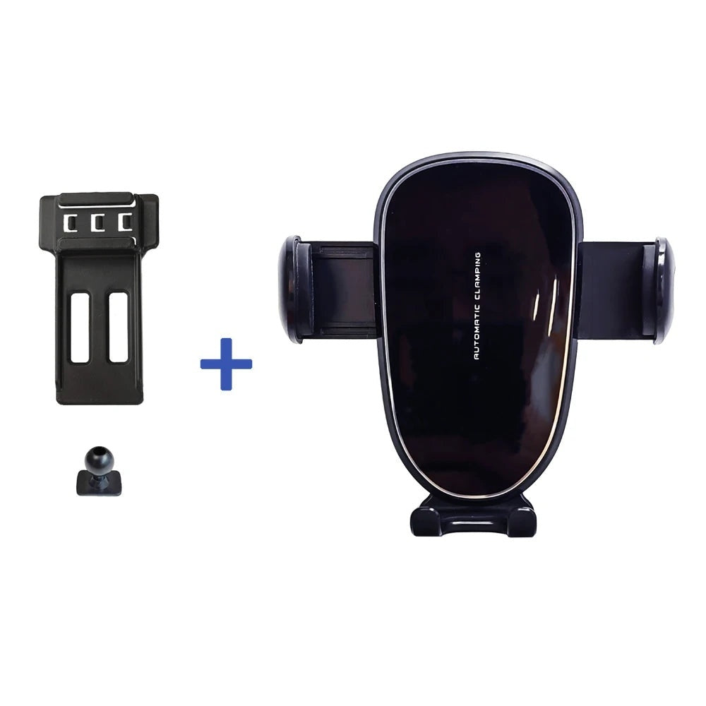 Suport auto pentru telefon, fixare pe grila de ventilatie AL03, negru
