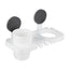 Suport depozitare baie, multifunctional, prindere cu ventuza, din ABS, alb