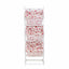 Suport din lemn cu 3 cosuri detasabile, alb, 35x100 cm