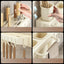 Suport dublu pentru bucatarie din metal, pliabil, 2 moduri de montare, multifunctional, dimensiuni 67 x 9 x 12 cm, bej