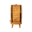 Suport lemn brad pentru 7 sticle vin, cu canea, inaltime 50 cm