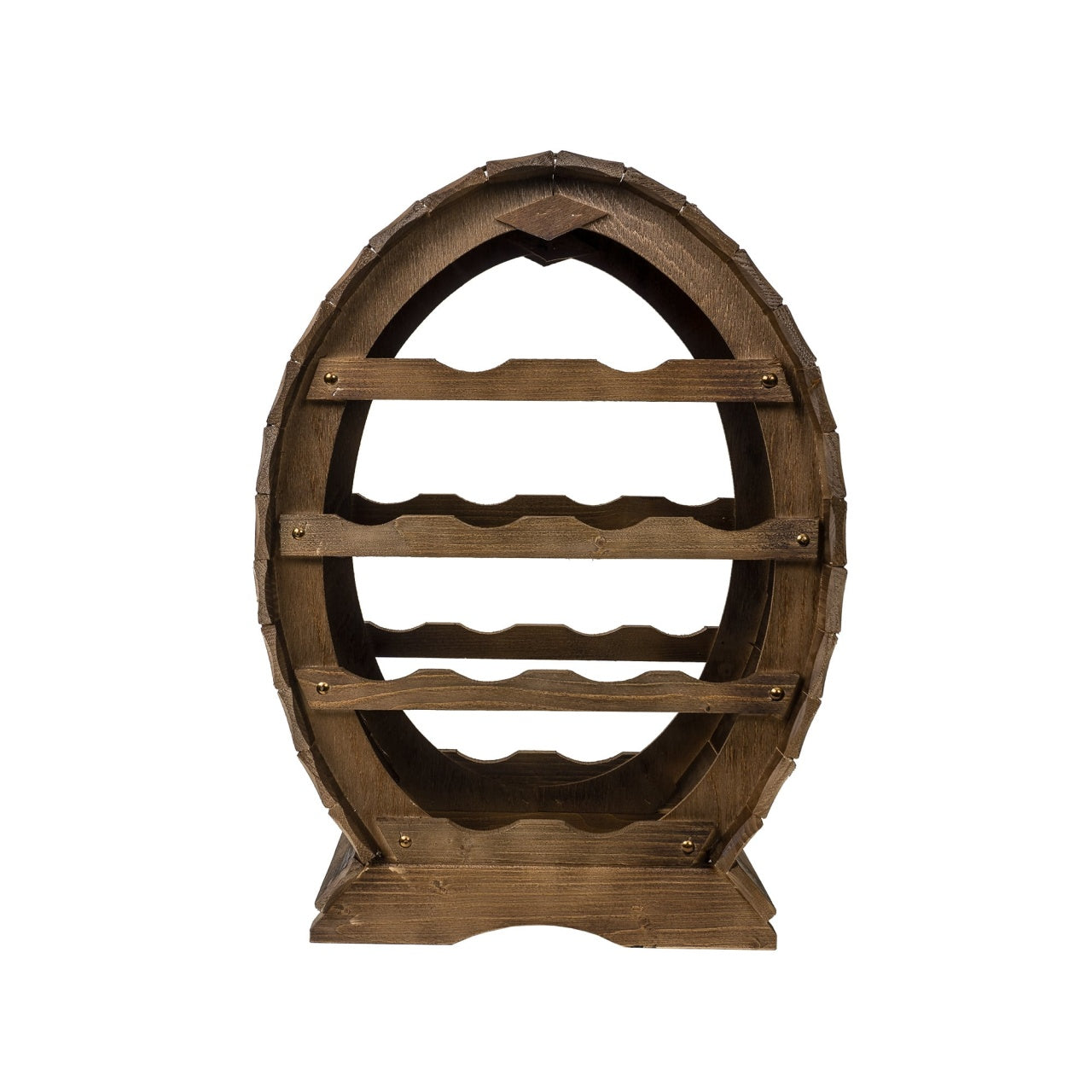 Suport lemn de brad pentru 12 sticle de vin, inaltime 55 cm