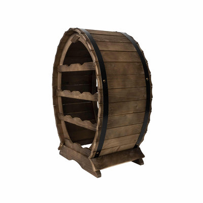 Suport lemn de brad pentru 12 sticle de vin, inaltime 55 cm