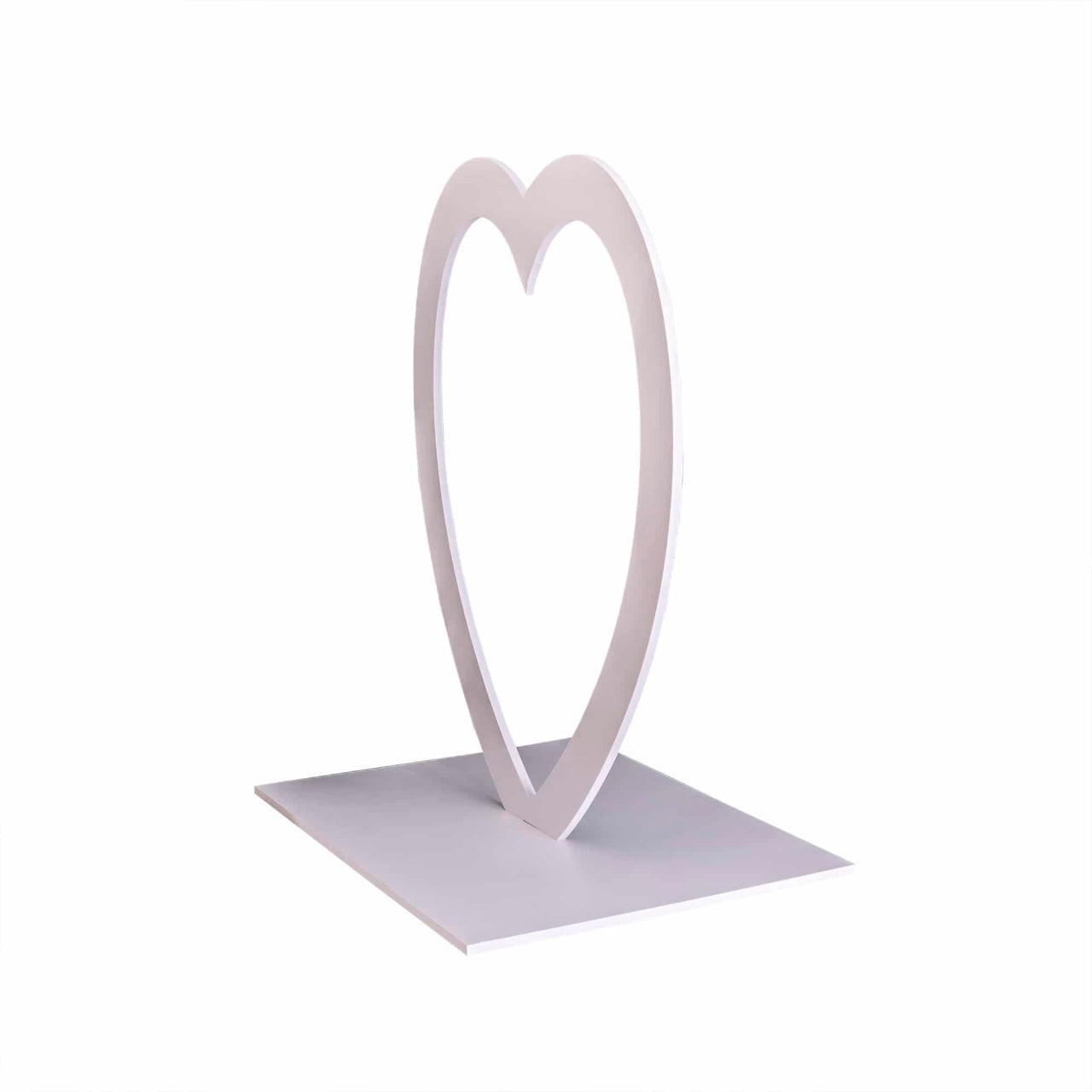 Suport modular pentru candy bar, forma inima, dimensiuni 50x39x30 cm