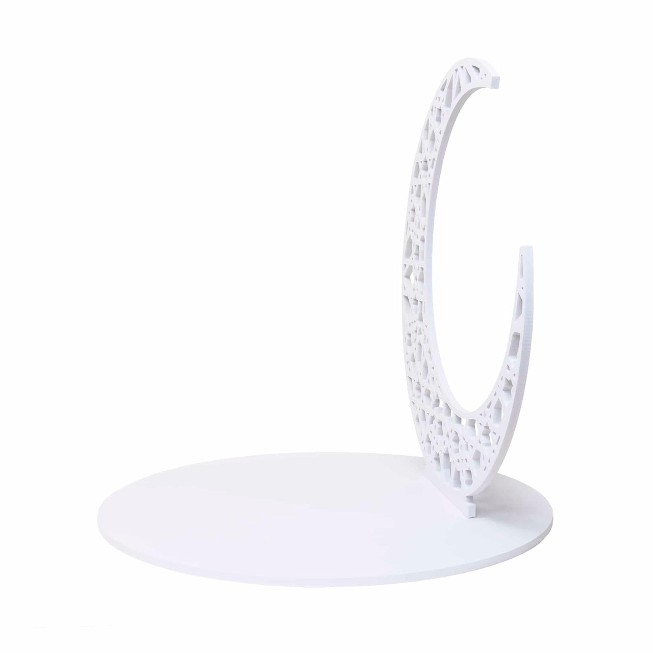 Suport modular pentru candy bar, forma luna, 60 cm inaltime, 59 cm diametru