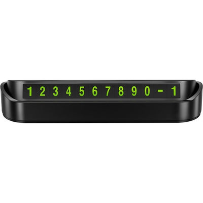 Suport numar telefon FOXMAG24®, numere magnetice, Black