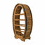 Suport pentru 16 sticle de vin, lemn de brad, inaltime 76 cm