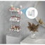 Suport pentru baie cu 3 rafturi, dimensiuni 30 x 14 x 88 cm, din metal si plastic, cu ventuze, pentru organizare eficienta, alb
