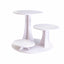 Suport pentru candy bar din lemn alb, 3 etajere, 39x30 cm