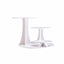 Suport pentru candy bar din lemn alb, 3 etajere, 39x30 cm