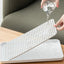 Suport pentru scurgere pahare/tacamuri, dimensiuni 31 x 17.5 x 2.3 cm, din silicon, antiderapant, se curata usor, alb