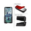 Suport pentru telefon, cu dimensiuni reglabile, prindere autoadeziva, din PVC, universal, negru