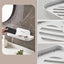 Suport pliabil pentru baie, autoadeziv, dimensiuni 36 x 15.3 cm, se monteaza rapid, din plastic solid, alb
