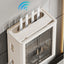 Suport pliabil pentru depozitare router wifi, autoadeziv, dimensiuni 33 cm x 28 cm x 14.3 cm, alb