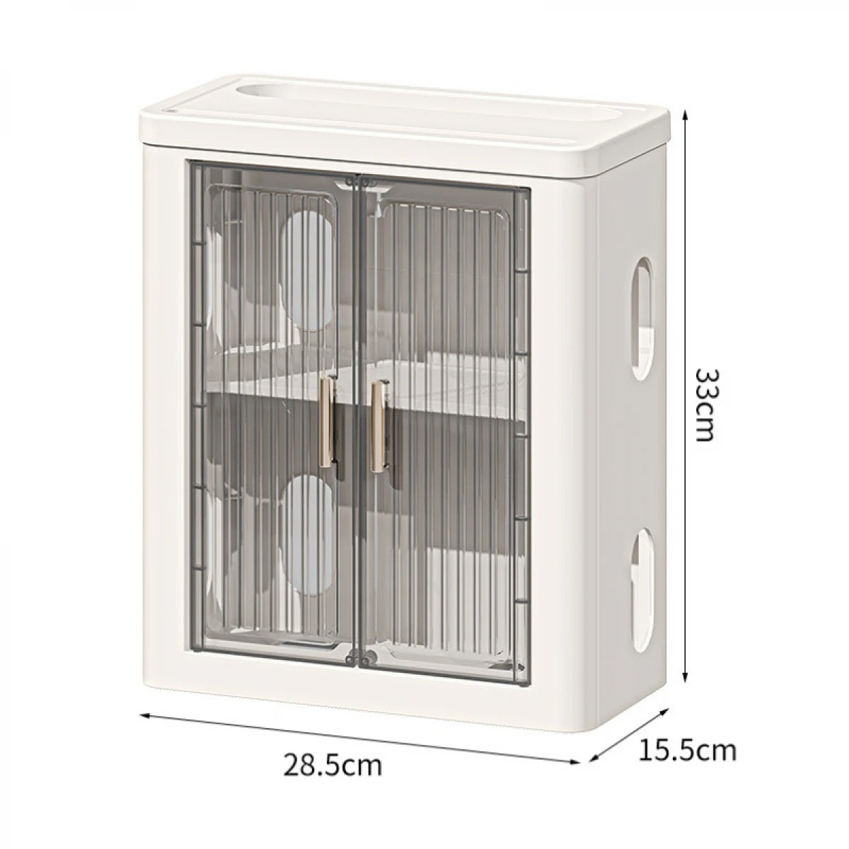 Suport pliabil pentru depozitare router wifi, autoadeziv, dimensiuni 33 cm x 28 cm x 14.3 cm, alb