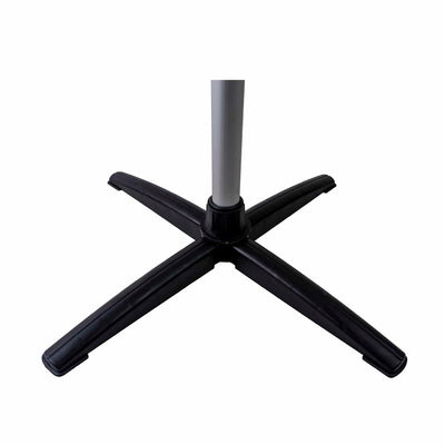 Suport radiator din aluminiu pentru panouri radiante, gri/negru