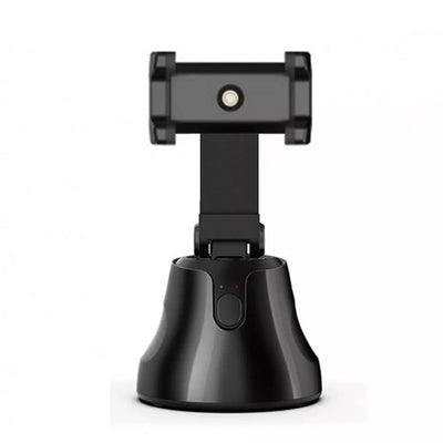 Suport rotativ automat OZ™, pentru telefon cu functie de urmarire automata a miscarii, ideal pentru Vlogging, Video Conferinte, Selfie, negru