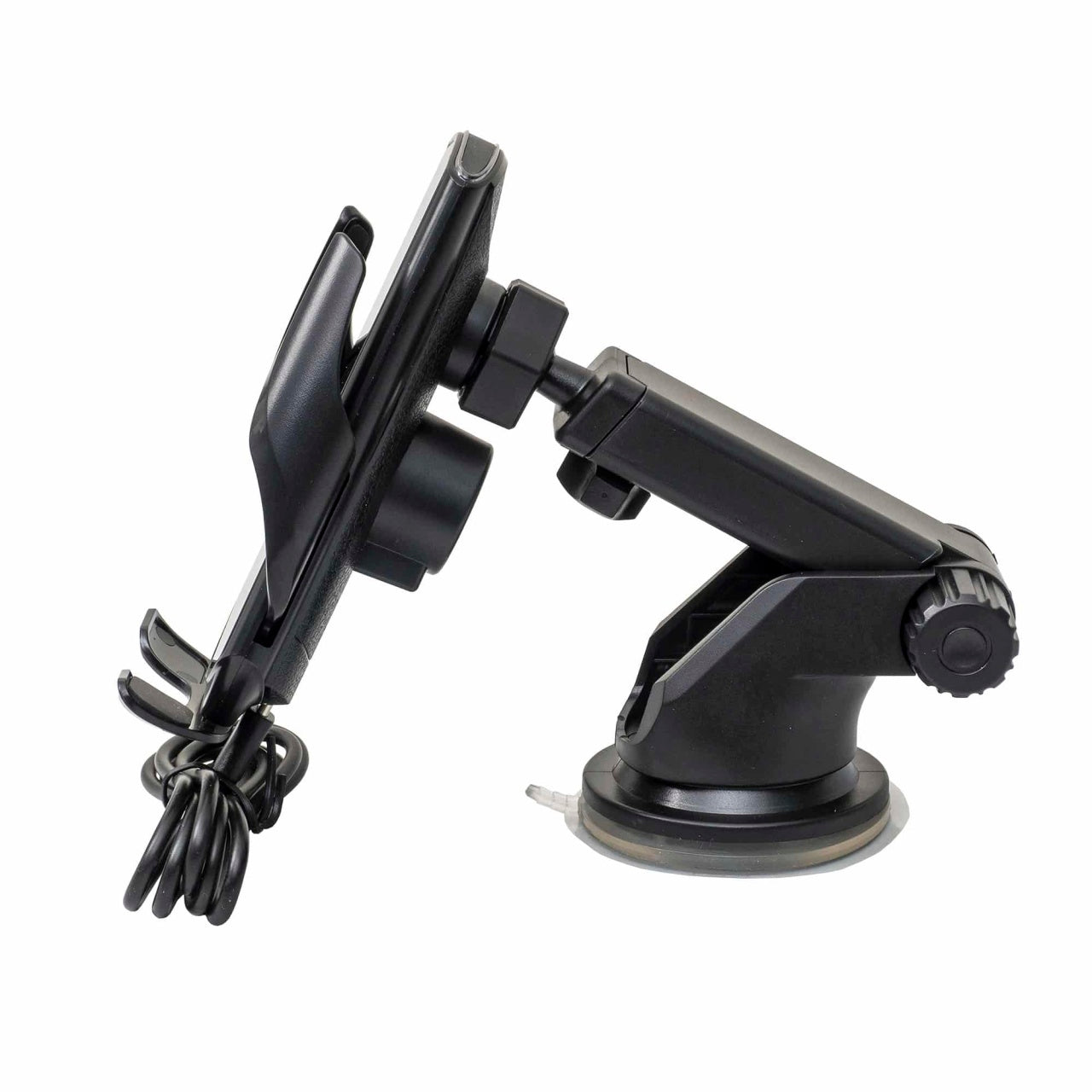 Suport telefon auto universal cu incarcare wireless 10W, dimensiuni 10,5x13 cm