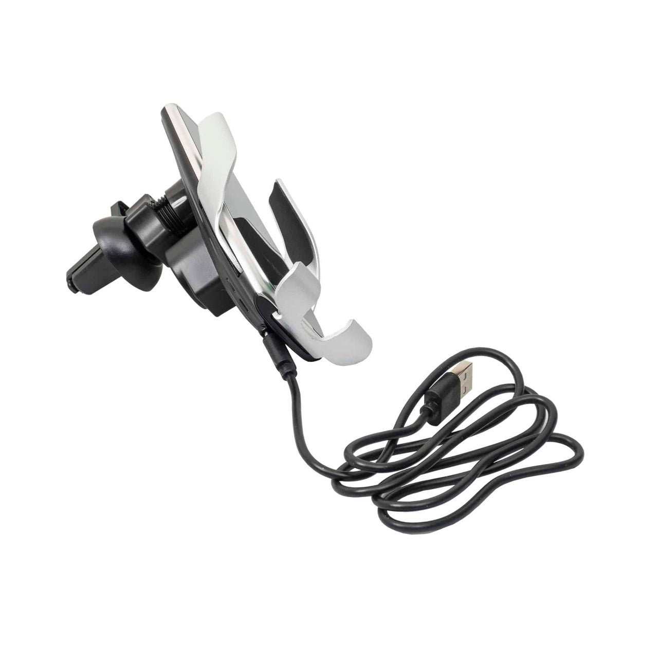 Suport telefon auto universal cu incarcare wireless 15W, dimensiuni compacte
