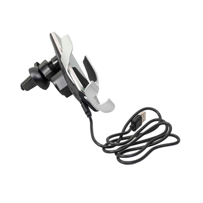 Suport telefon auto universal cu incarcare wireless 15W, dimensiuni compacte