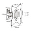 Suport TV de perete mobil 25 - 81 cm