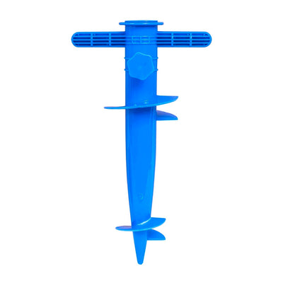 Suport universal pentru umbrela, tip burghiu, 30cm, albastru