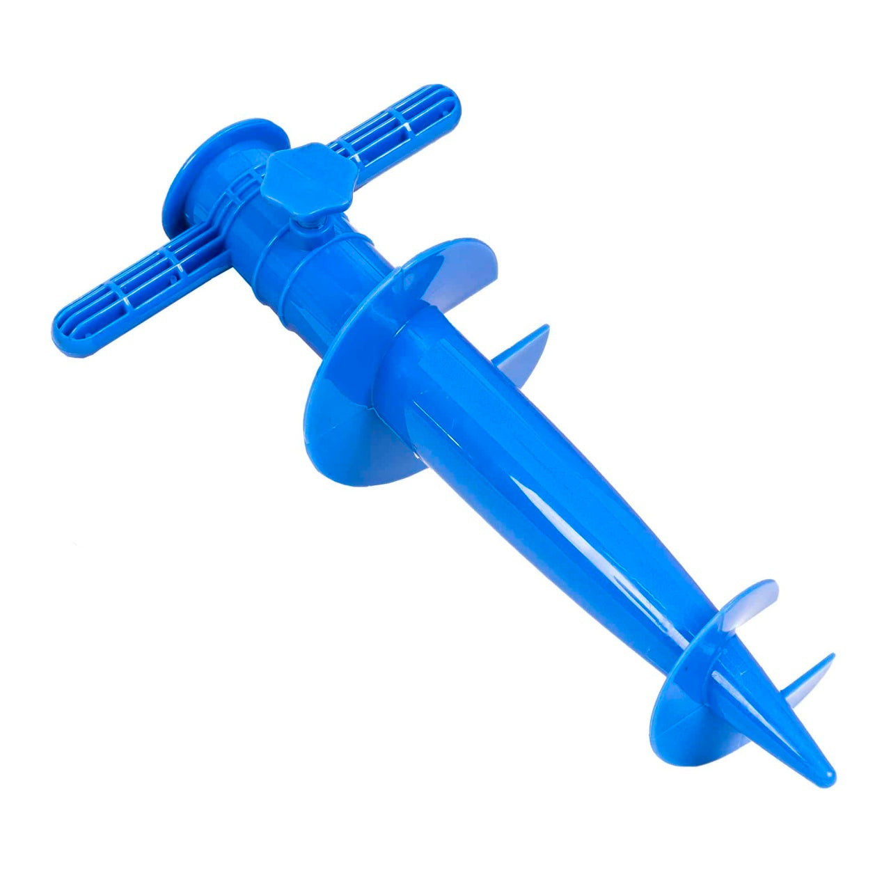 Suport universal pentru umbrela, tip burghiu, 30cm, albastru