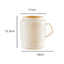 Suport ustensile bucatarie cu scurgere de tip cana, dimensiuni 13.5 cm x 11 cm, 14 cm, bej