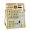 Tabla magnetica Educationala cu 2 fete pentru scris cu socotitoare, litere si cifre magnetice, marker si burete