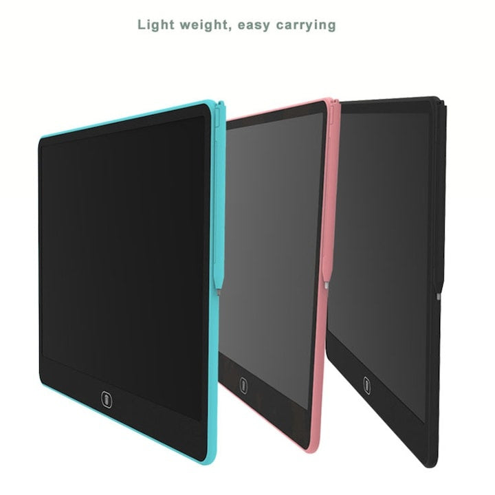 Tableta de scris LCD, multicolor, ABS, 16 inch, pentru copii, Negru