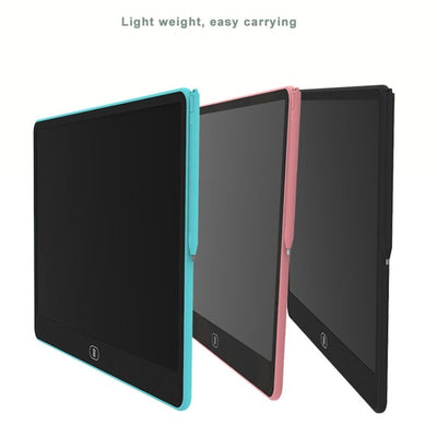 Tableta de scris LCD, multicolor, ABS, 16 inch, pentru copii, Negru