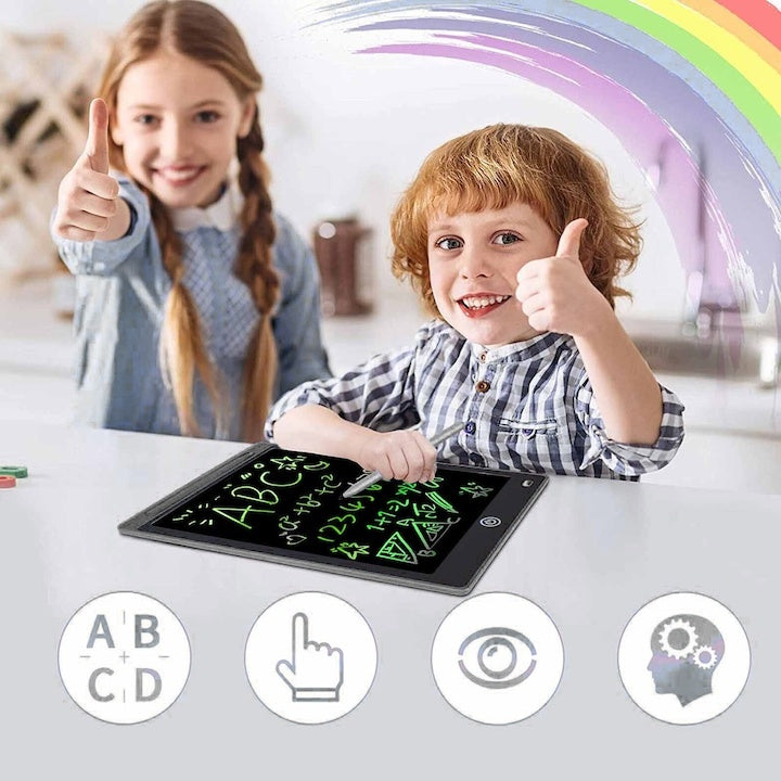 Tableta E-Notepad de scris LCD colorata de 16 inchi pentru copii, Multicolora