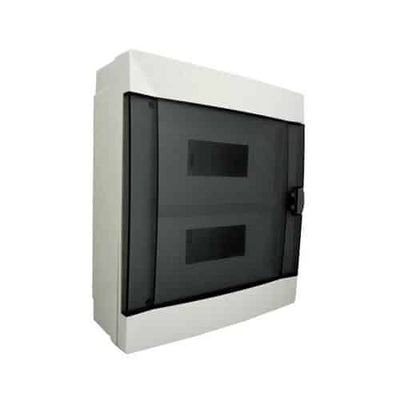 Tablou sigurante aplicat cu 16 module, alb, dimensiuni 290.5x215x110 mm