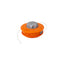 Tambur cu fir pentru motocoasa, diametru 14.5 cm, plastic, culoare orange