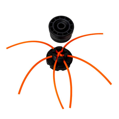 Tambur motocoasa cu 3 fire, cap trimmer pentru taiere eficienta