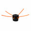 Tambur motocoasa cu 3 fire, cap trimmer pentru taiere eficienta