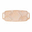 Tava asimetrica din lemn de fag cu 5 compartimente si manere, 70x30x3 cm