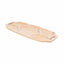 Tava asimetrica din lemn de fag cu 5 compartimente si manere, 70x30x3 cm