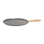 Tava rotunda pentru copt legume, diametru 30 cm, cu maner lemn